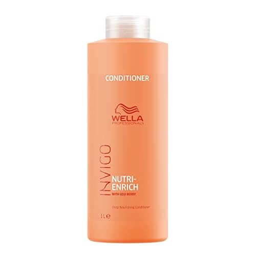Image of Wella Professionals Invigo Nutri-Enrich Professional Hair Care, Repair Dry Damaged Hair, Deeply Nourishing, Conditioner 1 L