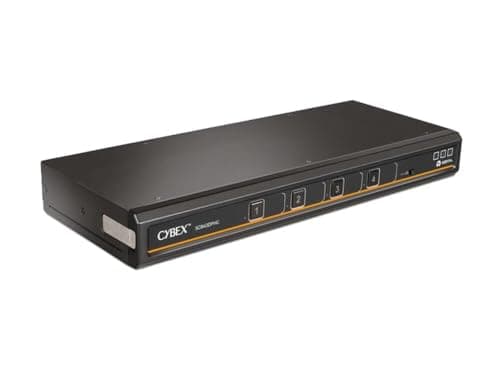 Image of Vertiv Avocent Cybex SC800 Secure Desktop KVM Switch, Single Monitor, 4 Port, Universal DisplayPort, USB-C, UHD 4K at 60Hz, Common Access Card (CAC), NIAP Version 4.0 Certified (SC840DPHC-400)