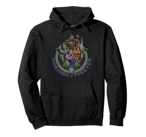 Image of Marvel Black Panther: Wakanda Forever Four Heroes of Wakanda Pullover Hoodie