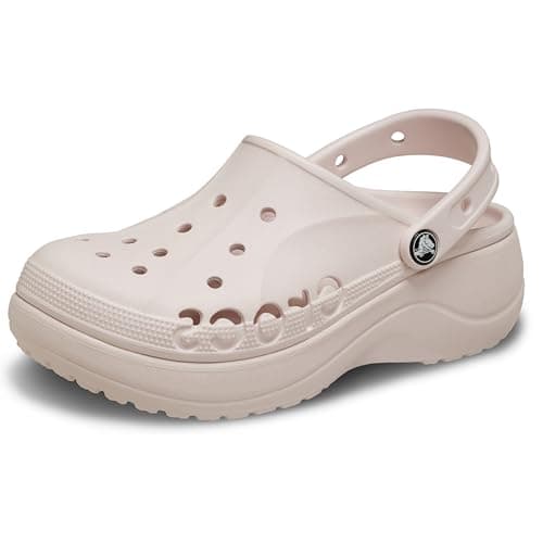 Image of Crocs Baya Platform Clog Barely Pink Size 7 UK Women
