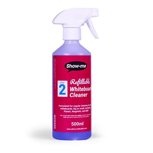 Image of Show-me Stage 2 Whiteboard Cleaner, Refillable, keep your whiteboards clean and go super green!