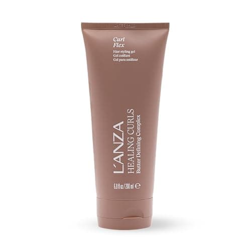 Image of L'ANZA Healing Curls Curl Flex Memory Gel - Curl Gel for Curly Hair - Creates Strong, Long-Lasting and Touchable Hold with Sulphate Free, Paraben Free Formula (200ml)