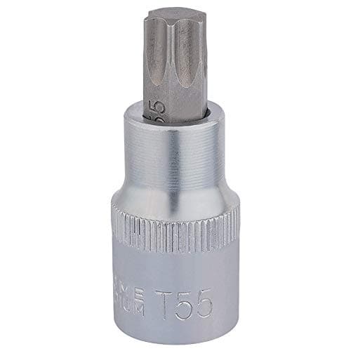 Image of Draper 16319 1/2" Square Drive T55 TX-Star 55MM Socket Bit