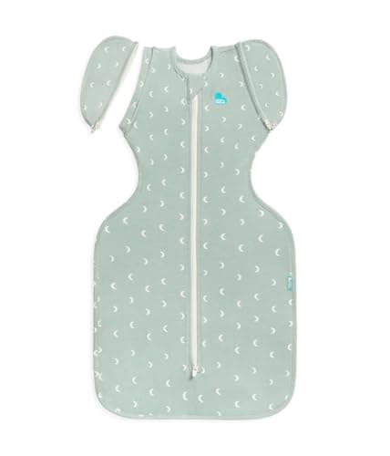 Image of Love To Dream™ Swaddle UP™ Transition Bag, Medium 6–8.5 kg – Twinkle Powder Blue | Snug Fit with Zip-Off Wings | 1.0 TOG Ideal for Spring & Summer (20–24°C) | Machine Washable Cotton & Double Zip