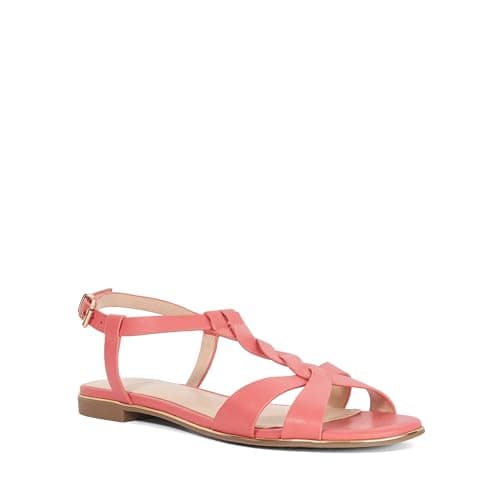 Image of Dune London Ladies LYLAR T-Bar Plaited Sandals Size UK 6 Casual Sandals