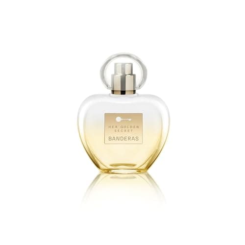 Image of Banderas Perfumes - Her golden secret - Eau de toilette Spray for Women - Long Lasting - Femenine, Charming and Romantic Fragance - Fruity, Floral and Vanilla Notes - 50 ml