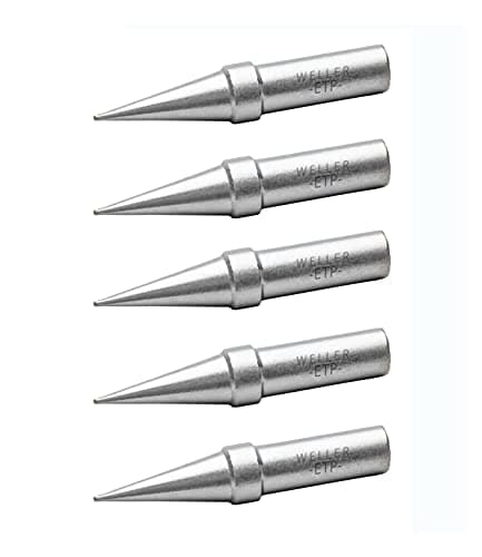 Image of Genuine Weller WE1010 Soldering Tip, Conical, 0.031" / 0.8 mm, 5 PCS