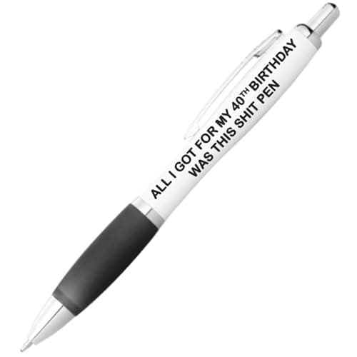 Image of LimaLima 40th Birthday Gift For Men And Women Funny Ballpoint Pen