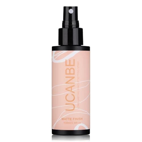 Image of UCANBE Ultra Matte Makeup Setting Spray for Oily Skin, Long Lasting Finishing Spray for Face Make Up, Weightless Mattifying Setting Mist, 3.38 Fl.oz