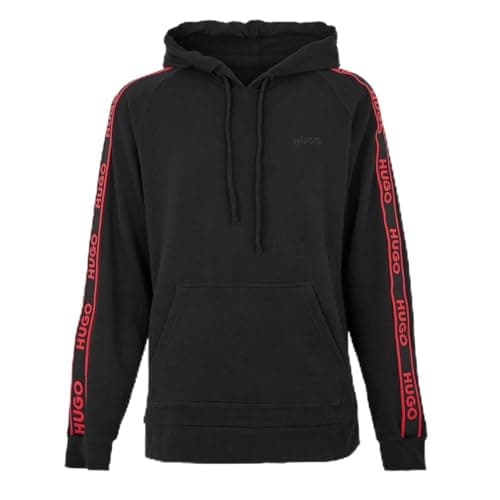 Image of HUGO Mens Liam Hoodie 10271462 01 Hoody Black L