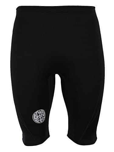 Image of Two Bare Feet Men's 3mm Heritage Wetsuit Shorts - Durable Neoprene Surf Shorts, Swimming & Diving Gear, Flexible & Comfortable for Watersports (Large)