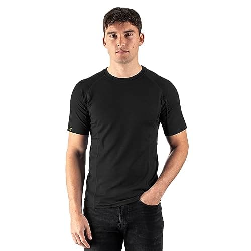 Image of EDZ Merino Wool T-Shirt 200g Mens Black XL