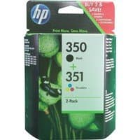Image of HP 350 Black & 351 Colour Ink Cartridge Bundle Pack