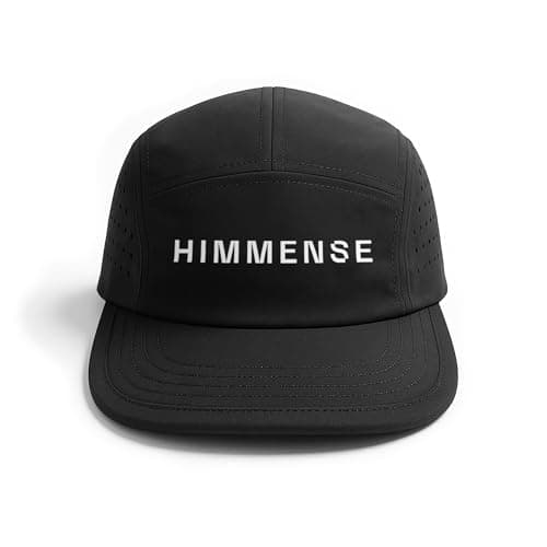 Image of Himmense Aero Lightweight Workout Cap, One-Size, Adjustable, Black