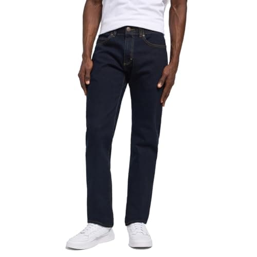 Image of Lee Mens Slim Fit Mvp Jeans, Rinse, 34W / 32L UK