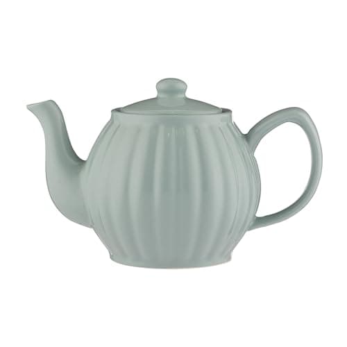 Image of Price & Kensington Luxe 6 Cup Stoneware Teapot Duckegg 1100 ml