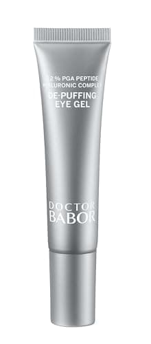 Image of DOCTOR BABOR De-Puffing Eye Gel, Moisturising Eye Cream, Cooling Gel Texture, Anti-Wrinkle, Radiant Eye Area, Eye Care with Multimolecular Hyaluronic Acid, Vegan Formula, 15 ml
