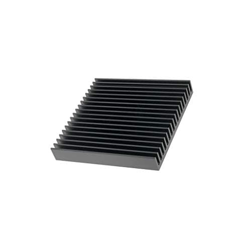 Image of SK81/100/SA Heatsink: Extruded Grilled Black L: 100mm W: 100mm H: 15mm Fischer E