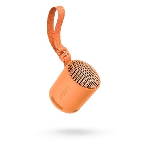 Image of Sony SRS-XB100 - Wireless Bluetooth, Portable, Lightweight, Compact, Outdoor, Travel Speaker, Durable IP67 Waterproof & Dustproof, 16 HR Battery, Strap, Hands-Free Calling, New Model, Orange