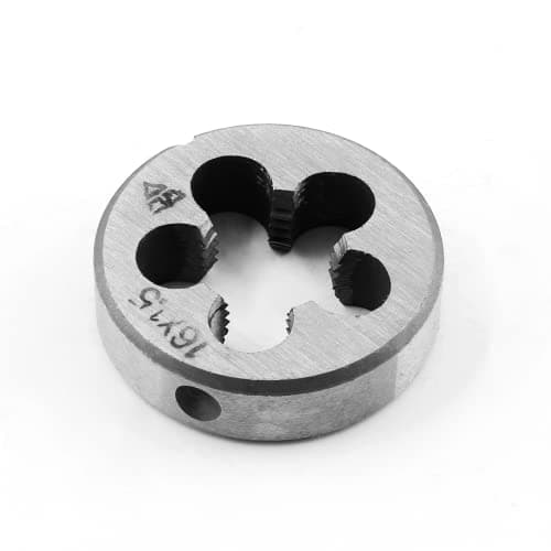 Image of Qjaiune M16 x 1.5 Metric Right Hand Thread Die for Threading Mold Machining, 16mm Thread & 1.5mm Pitch Machine Thread Die, Alloy Steel