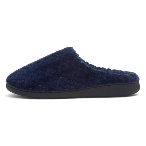 Image of The Slipper Company Mens Navy Mule Slipper - Size 10 UK - Blue