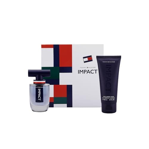 Image of Tommy Hilfiger Impact 2 Piece Gift Set: Eau de Toilette 50ml - Body Wash 100ml
