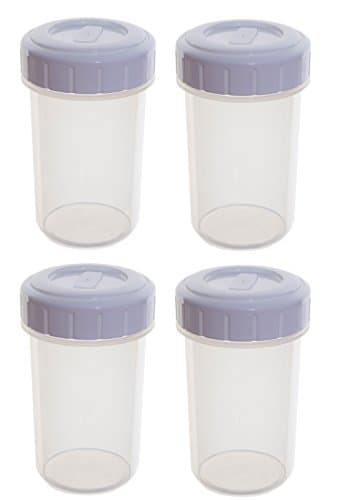 Image of 4x 0.4L Beaker + Lid