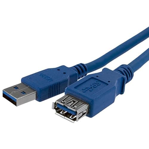 Image of StarTech.com 1m Blue SuperSpeed USB 3.0 Extension Cable A to A - Male to Female USB 3 Extension Cable Cord 1 m (USB3SEXT1M)
