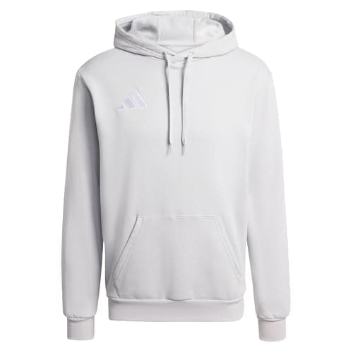 Image of adidas Men's Entrada26 Hoodie, team light grey/white, M