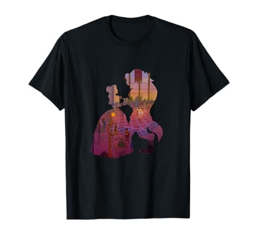 Image of Disney Classic Beauty and the Beast Silhouette Dance T-Shirt