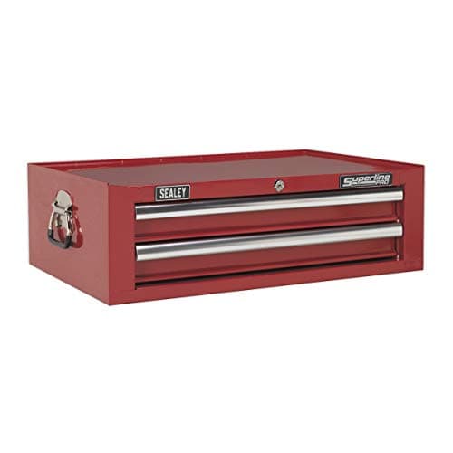 Image of Sealey Ap26029T Add-On Chest 2 Drawer With Ball Bearing Runners - Red
