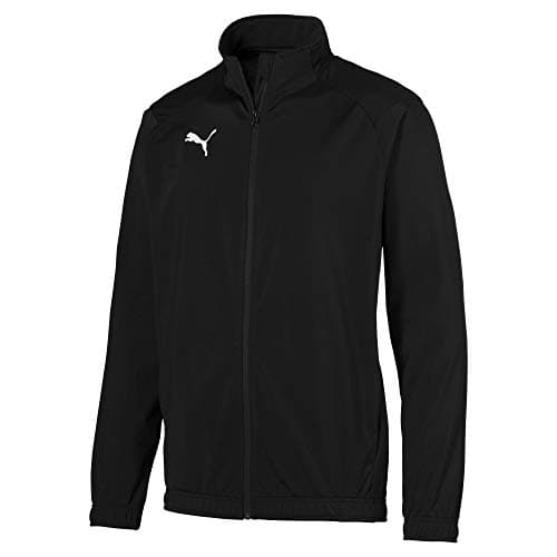 Image of Puma Men's LIGA Sideline Poly Jacket Core Track Black White, X-Large
