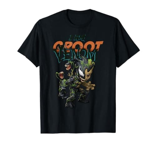 Image of Marvel I Am Groot Venom Portrait T-Shirt