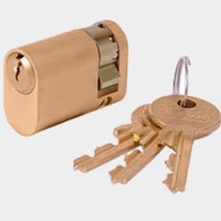 Image of Evva Oval Half Cylinder 41 PB