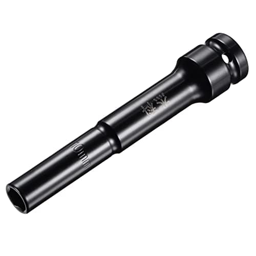 Image of sourcing map 1/2" Drive by 10mm Thin Wall Impact 6 Point Socket, High Carbon Steel Metric Sizes (Only 6 Point Socket with Thin Wall Design)