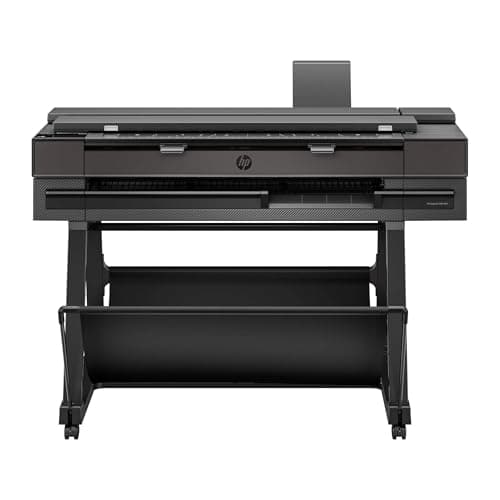Image of HP DesignJet T850 36-inch (2Y9H2A), Large Format Multifunction Printer, Plotter, Front-Loading Scan, Standard A4-A0, 90 A0 Prints/Hour, Wi-Fi, Ethernet, 2-Year Warranty, Click, Black