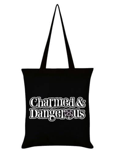 Image of Grindstore Charmed & Dangerous Black Tote Bag