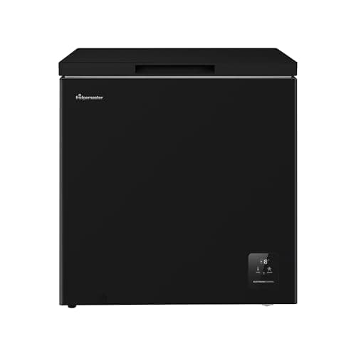 Image of Fridgemaster MCF200EB 198L Chester Freezer 4 Star Freezer Rating - 55.9D x 78.7W x 85.8H cm Black - E Rated