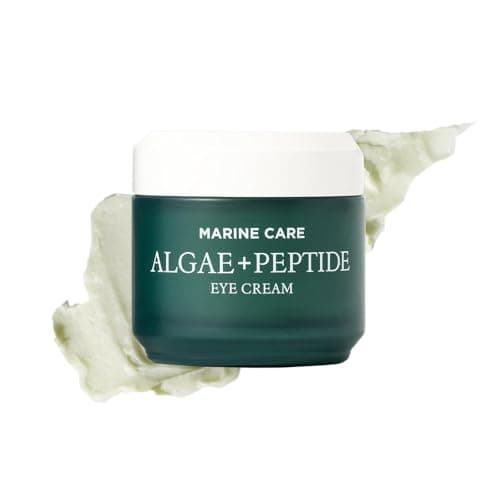 Image of HEIMISH Marine Care Eye Cream, Anti Aging Under Eye Cream, Rich Hydrating Formula with Peptides, Niacinamine for Dark Circles, Puffiness & Wrinkles, Korean Skincare, 1.01fl.oz/30ml