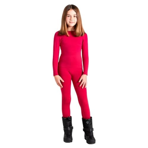 Image of Dare 2b Kids In The Zone III Baselayer Set with SeamSmart Technology & Fast wicking and quick drying properties, perfect for outdoors, skiing & wintersports Berry Pink