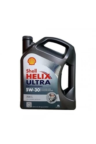 Image of Shell Ultra Professional AM-L, 5W-30 Fully Synthetic Motor Oil, For Diesel and Gasoline Engines, 5 L