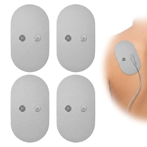 Image of Muscle Stimulation Pads, 4PCS Electronic Pulse Device, Wireless Muscle Trainer, Muscle Stimulation Pads, and Electronic Pulse Devices for Muscle Exercise, Home Fitness, Gym Use, and Physical Wellness