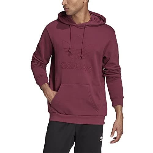 Image of adidas Originals Men's Graphics Trefoil Series Hoodie, Victory Crimson, S