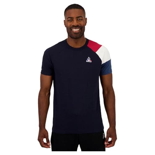 Image of Le Coq Sportif Men's Bat Sp Tee Ss N°1 M T-Shirt, Blue, L