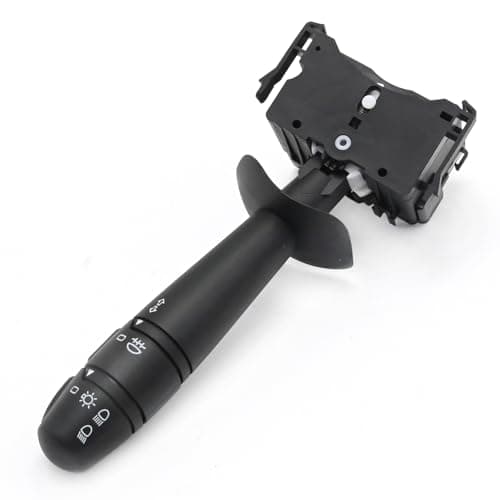 Image of Ollanoos 93160239 Front Fog Light Indicator Light Stalk Switch, Steering Column Switch Replacement for Opel Vivaro Replacement for Renault Laguna Trafic Espace 7701048912 4410524