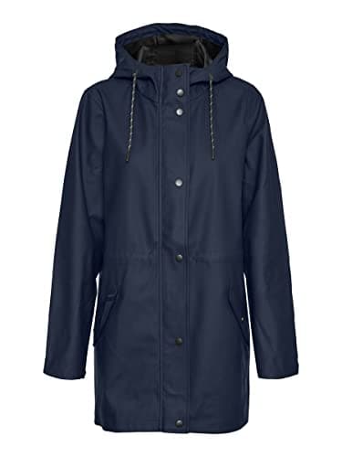 Image of VERO MODA Women's Vmmalou Coated Jacket Noos Tall Jacket, Blazer navy, M