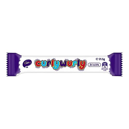 Image of Cadbury Curly Wurly Chocolate Bar, 1-Ounce (Pack of 20)