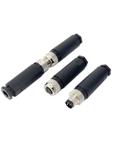 Image of OQEGRGTT 5/20/100Pcs M8 Straight Head Waterproof Socket 3/4/5/6/8 Pin Male Female Sensor Proximity Switch Cable Connector(M8-female 6pin,5 PCS)