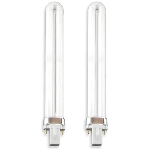 Image of 2PCS Fluorescent Light Tubes,11W G23 2-Pin Compact Fluorescent Lamp,2Pin Stick Fluorescent Light Bulb,Warm White 2700K 900LM,AC 220 U-Shaped Energy Saving CFL Light Tube,for Desk Lamp,Bedroom,Corridor