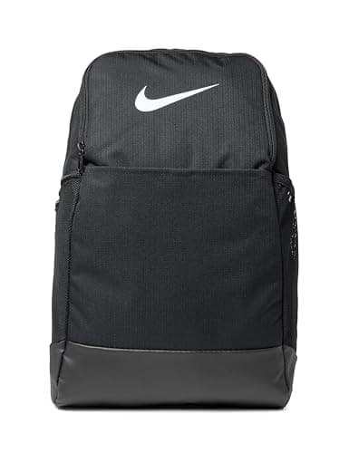 Image of Nike DH7709-010 Nike Brasilia 9.5 Sports backpack Unisex BLACK/BLACK/WHITE, M, 24L